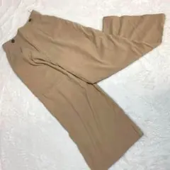 セシルマクビー【CECIL McBEE】レディース ワイドパンツ【M】ベージュ