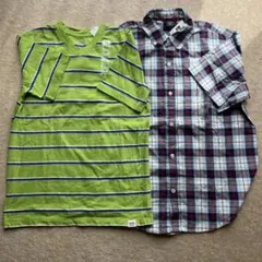 ★新品未使用★GAPキッズ160 タグ付　シャツ　Tシャツ　2枚セット
