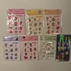 RIIZE ピザハットコラボ弾二弾 ステッカー&集合トレカ 7枚セット