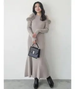 MERCURYDUO ニットワンピース