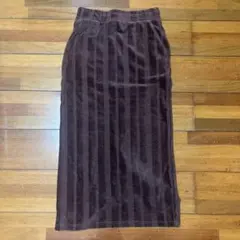 ビラボン　コーデュロイストライプロングスカート