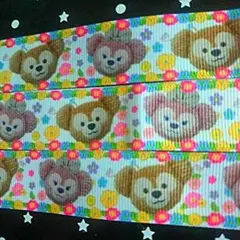 【1m @ ¥150】❤ ダッフィー&シェリーメイ B❤ グログランリボン#