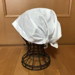バンダナキャップ 白色無地のサムネイル