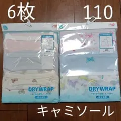☆6枚セット☆子供用下着　110cm　女の子用肌着　キッズ用キャミソールシャツ