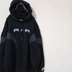 NIKE スウェット ブラック 刺繍ロゴ フェード ビッグ オーバーサイズ S