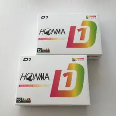 本間ゴルフ　ホンマ　HONMA D1 　ゴルフボール　2ダース マルチのサムネイル