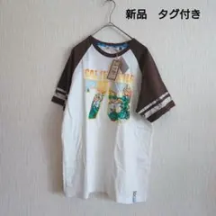 Ｔシャツ　ブラウン　サーフ　ロゴ