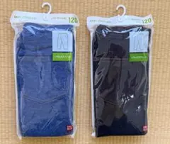 【新品・未開封】ユニクロ レギンス 10分丈 リラックスフィット 120 2点