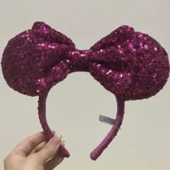 カチューシャ　ディズニー　スパンコール