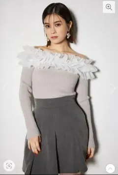 オフショル ニット