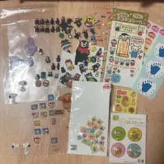 シール　まとめ　セット　当時もの　カプセル　タイル　平成　りかちゃん　スヌーピー
