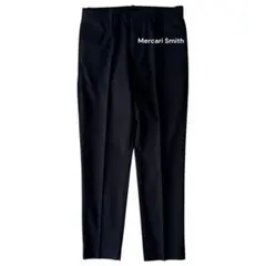 UNIQLO イージーアンクルパンツ テーパードスマートパンツ ブラック