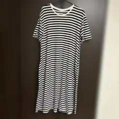 無印良品　ボーダーチュニック　ワンピース　レディース　Mサイズ