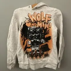 HYSTERIC MONSTERS フード付きパーカー　ヒスミニ　120 裏起毛