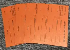 【5枚セット】 海外 USA デッドストック アテンダンスプライズ チケット