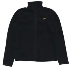 NIKE フリースジャケット ゴールド刺繍 ワンポイント L レディース ナイキ