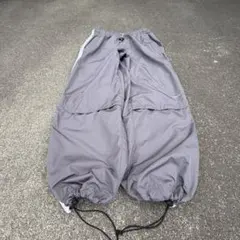 00s nike 極太 wide nylon pants y2k teck 人気