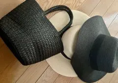 aristella かごバッグ　麦わら帽子　3点セット　新品あり