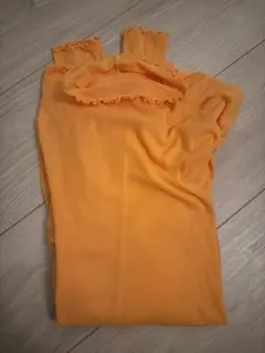 チャイルドウーマン　シアー メロウ タートルネック カットソー