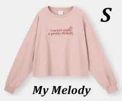 GU　サンリオ　マイメロディ　長袖　Tシャツ　レディース　Sサイズ　ピンク　新品のサムネイル
