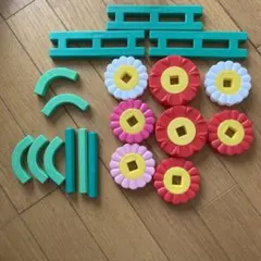 学研　ニューブロック　緑の棒　花　茎のサムネイル