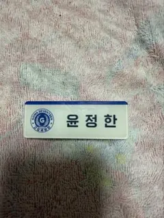 세븐틴 정한 이름 태그 자석
