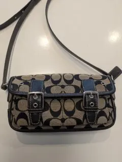 COACH コーチ　シグネチャー ミニショルダー　キャンバス 6844