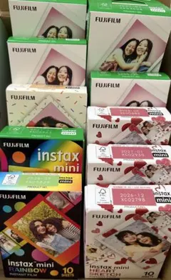 instax mini フィルムセット 10枚入り、28箱まとめてセット。 - メルカリ