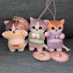mofusand パジャマにゃんマスコット 3体セット