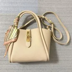 ORiental TRaffic スカーフ付 2way ハンドバッグ ショルダー