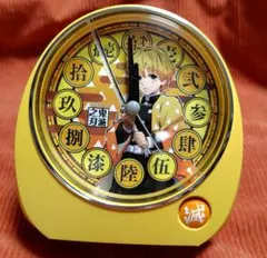 我妻善逸 目覚まし時計 鬼滅の刃 全集中展 目覚まし時計 我妻善逸