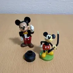 ミッキーマウス フィギュア モノクロ 白黒 レトロ レア 昔 懐 かわいい