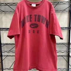 激レア　NIKE ナイキ　90's ロゴプリントTシャツ　白タグ　USA