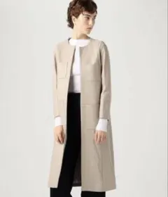 トゥモローランド　CINQUANTA レザージャケット ベージュ　シープスキン