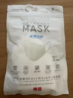 ユニクロ エアリズムマスク ちいさめ M ホワイトのサムネイル