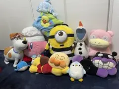 ぬいぐるみ まとめ売り 大量セット（ミニオン・アンパンマン・ポケモンなど）