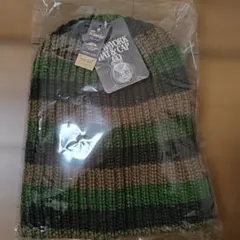 【新品】New Yorkニットキャップ ビンテージニット帽　ボーダーのサムネイル