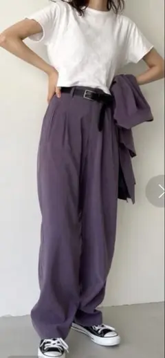 タグ付き新品)CANAL JEAN HARING クラシックタックパンツ - メルカリ