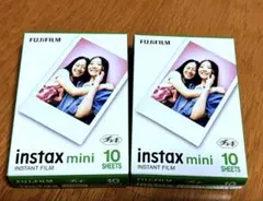 【未使用】フジフィルム　チェキ instax mini 10枚　2箱