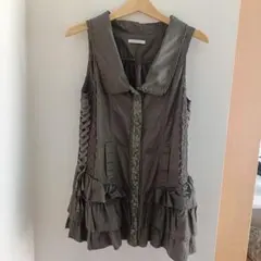 axes femme 編み上げミニワンピ フェアリーグランジ 森ガール