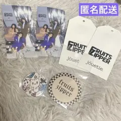 FRUITS ZIPPER 仲川瑠夏 缶バッジ 2個セット ステッカー