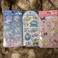 Cinnamoroll シェイカーシール・ウォーターインシール4枚セット