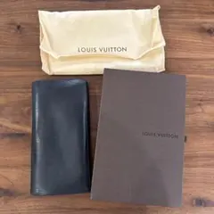 LOUIS VUITTON エピレザー ブラック長財布