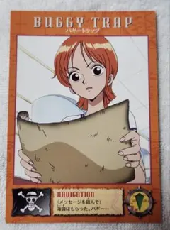 ONE PIECE ナミ No.48 BUGGY TRAPカードダスマスターズ - メルカリ
