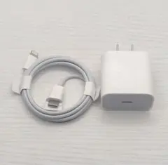 1m1本iPhoneライトニングtoタイプCケーブル＆20WPD急速充電器セット