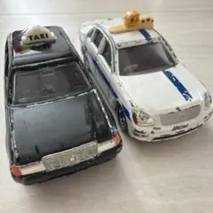 トミカ交通 タクシー ミニカー 2台セット