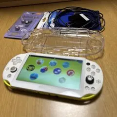 PS Vita ホワイト/イエロー 本体 付属品付き