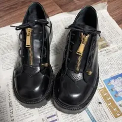 Nemeth ネメス カモノハシ ファー レザーシューズ 25-25.5cm相応