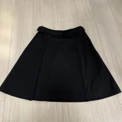 バーバリーブルーレベル、スカート、紺、一回使用、36サイズ、かなり良品