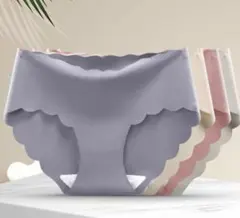 XLサイズ5枚セットレディース ショーツ下着無地 シームレスショーツ 肌に優しい